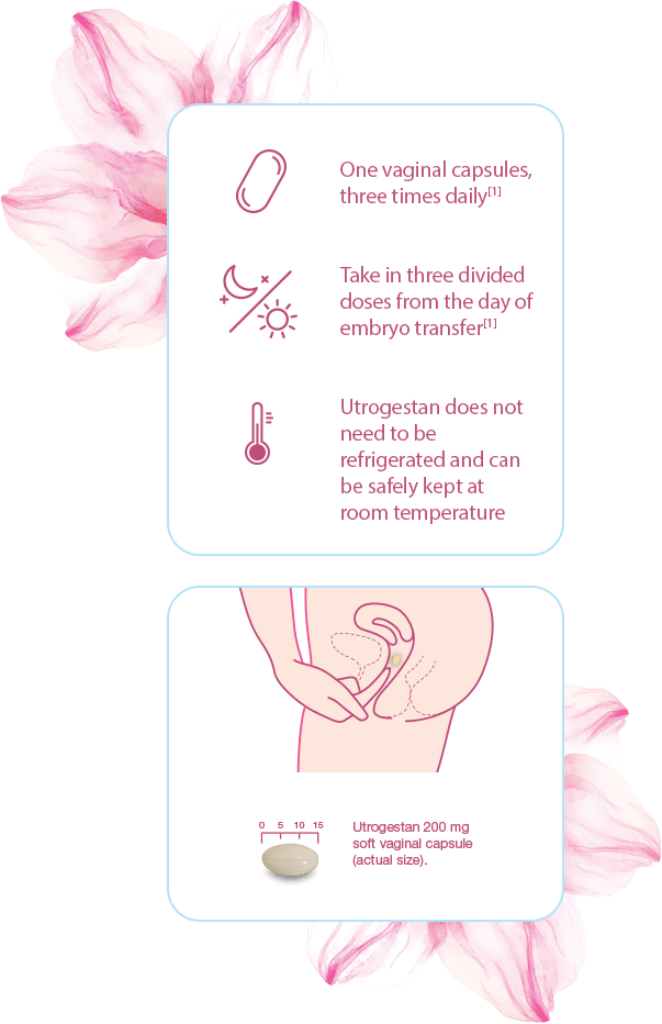 Utrogestan How To diagram